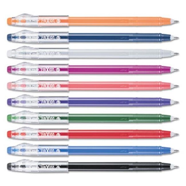 Pilot of America 32454 0.7 mm FriXion ColorSticks Erasable Gel Ink Pens; Assorted - 10 per Pack 32454 - main